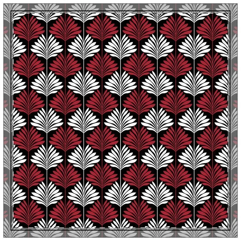 NWT Porter Anna- Red & Black Cotton Napkin 4-set, Deco